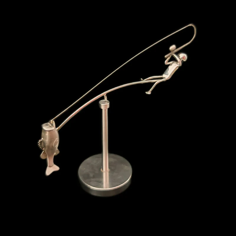 🎣The Fisherman Balancing Sculpture - Image 8