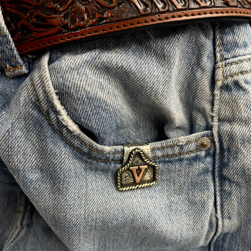 Vintage Letter Keychain - Image 3