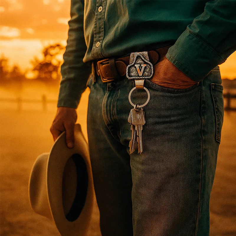 Vintage Letter Keychain - Image 4