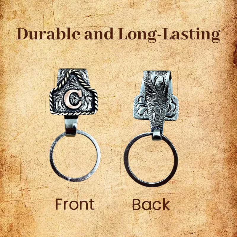 Vintage Letter Keychain - Image 5