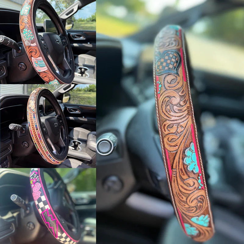 🤠 Western Cowboy Steering Wheel Cover - Image 11