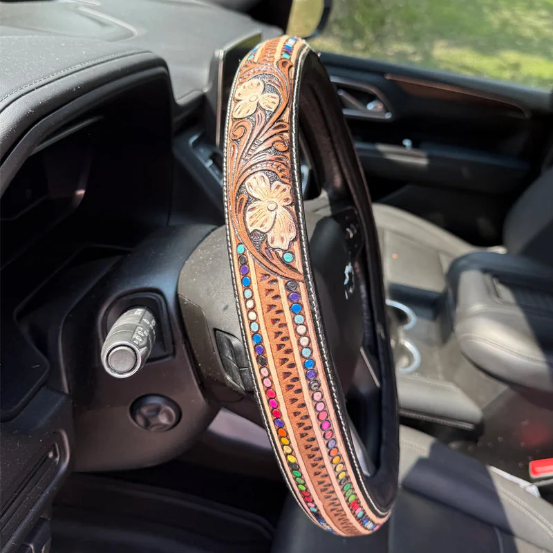 🤠 Western Cowboy Steering Wheel Cover - Image 5