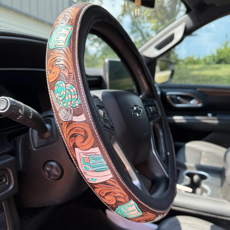 🤠 Western Cowboy Steering Wheel Cover - Image 9